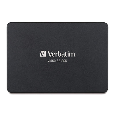 Verbatim Vi550 S3 SSD, internes SSD-Laufwerk mit 2 TB Datenspeicher, Solid State Drive mit 2,5'' SATA III Schnittstelle und 3D-NAND-Technologie, schwarz