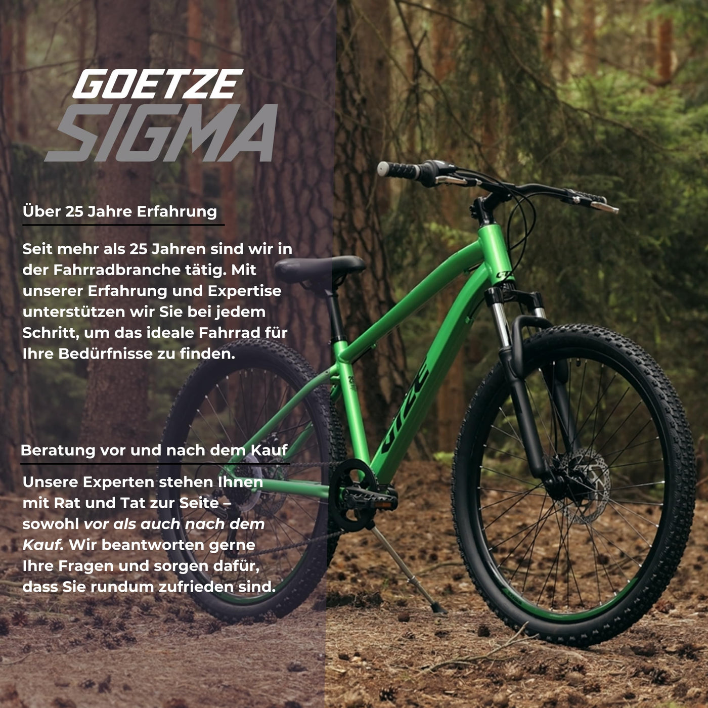 Goetze Sigma 20 x 2.10 Zoll Kinderfahrrad | MTB Hardtail | 6-Gang Kettenschaltung mit Drehgriff | Mechanische Scheibenbremsen | Aluminiumrahmen 11" | Federgabel | ab 115 cm Körpergröße