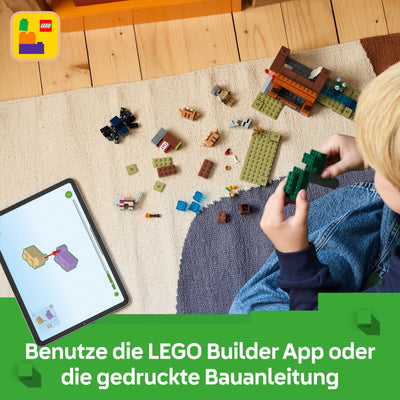 LEGO Minecraft Die Expedition zur Gürteltiermine - Interaktives Gamer Spielzeug mit Höhlenspinne- und Wolfsfiguren - TNT-Funktion - Gaming Geschenk für Jungen und Mädchen ab 8 Jahren - 21269