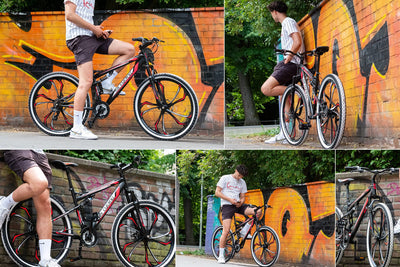 KS Cycling Mountainbike Fully 27,5" Scrawler Schwarz-Rot RH 46