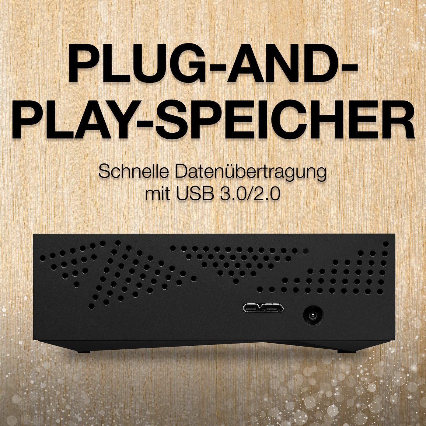 Seagate Desktop Drive 8TB externe Festplatte, 3.5 Zoll, USB 3.0, PC & Notebook, Xbox & PS4, inkl. 2 Jahre Rescue Service, Modellnr.: STGY8000400