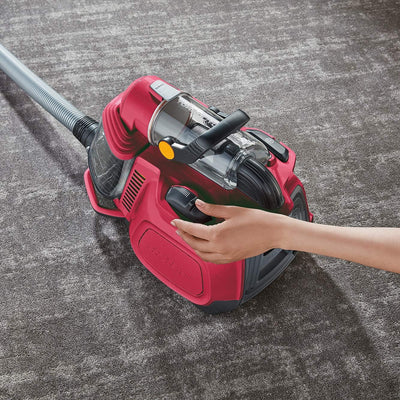 AEG LX7-2-FFP Staubsauger beutellos / inkl. Zusatzdüsen / 750 Watt / 9 m Aktionsradius / 1,4 l Staubbehälter / ergonomischer Handgriff / waschbarer Hygiene Filter / rot
