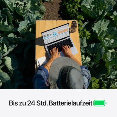 Apple 2024 MacBook Pro Laptop mit M4 Chip mit 10 Core CPU und 10 Core GPU: 14,2" Liquid Retina XDR Display, 16 GB gemeinsamer Arbeitsspeicher, 512 GB SSD Speicher; Silber
