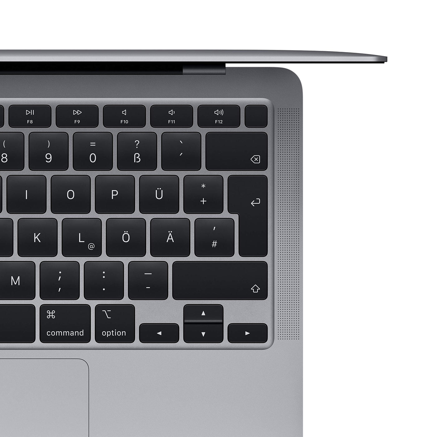 2020 Apple MacBook Air mit Apple M1 Chip (13-Zoll, 8GB RAM, 256GB SSD Kapazität) (QWERTZ German) Space Grau (Generalüberholt)