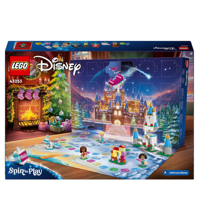 LEGO │ Disney Princess Adventskalender 2024, Bauspielzeug mit 5 Mikro-Spielfiguren, Adventsbauset für Kinder, fantasievolle Geschenkidee für Mädchen & Jungen ab 5 Jahren, Geschenk zu Weihnachten 43253