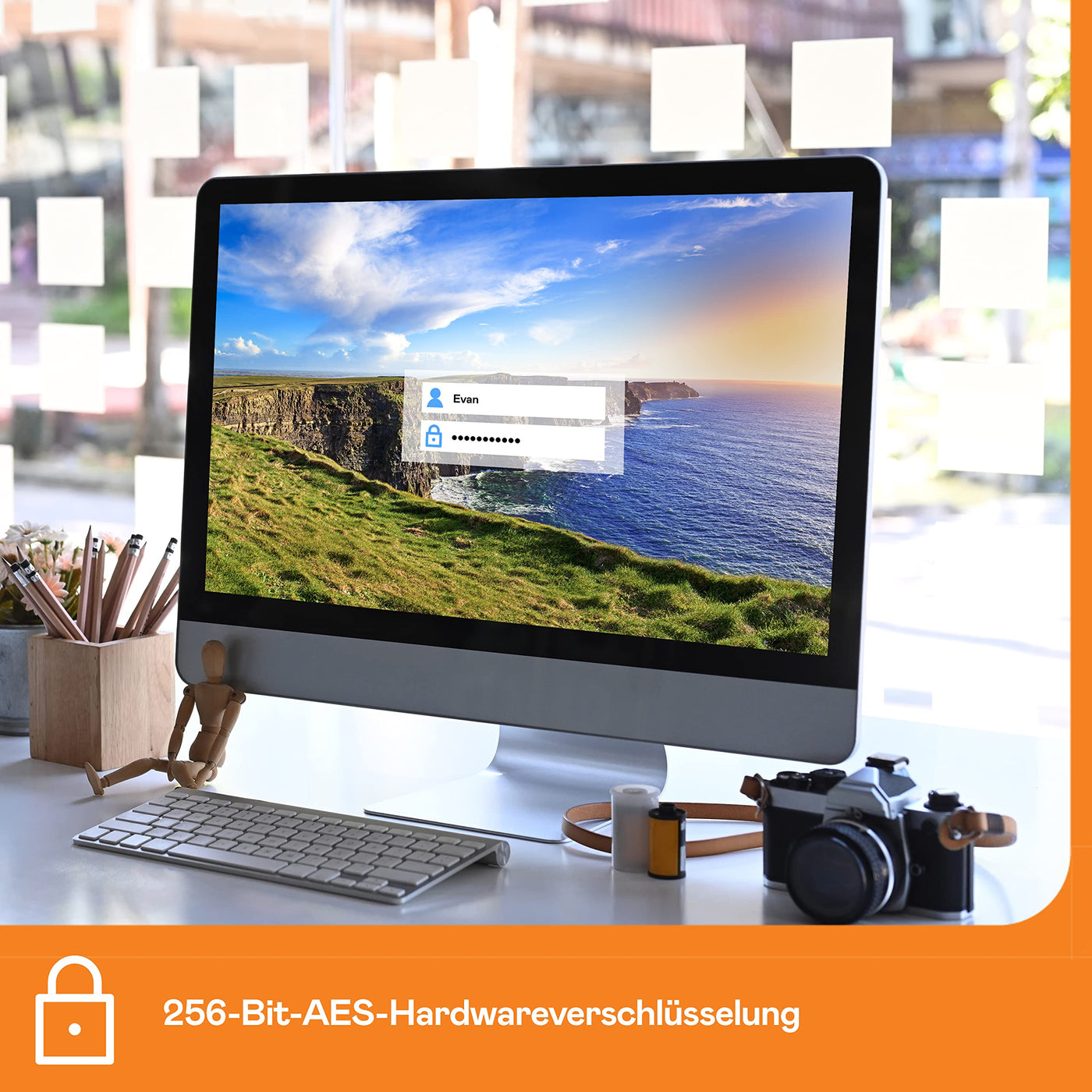 WD My Book 8 TB USB 3.0 Desktop-Festplatte mit Passwortschutz (Desktop-Speicher, Sicherungssoftware, Hardwareverschlüsselung, SuperSpeed USB)