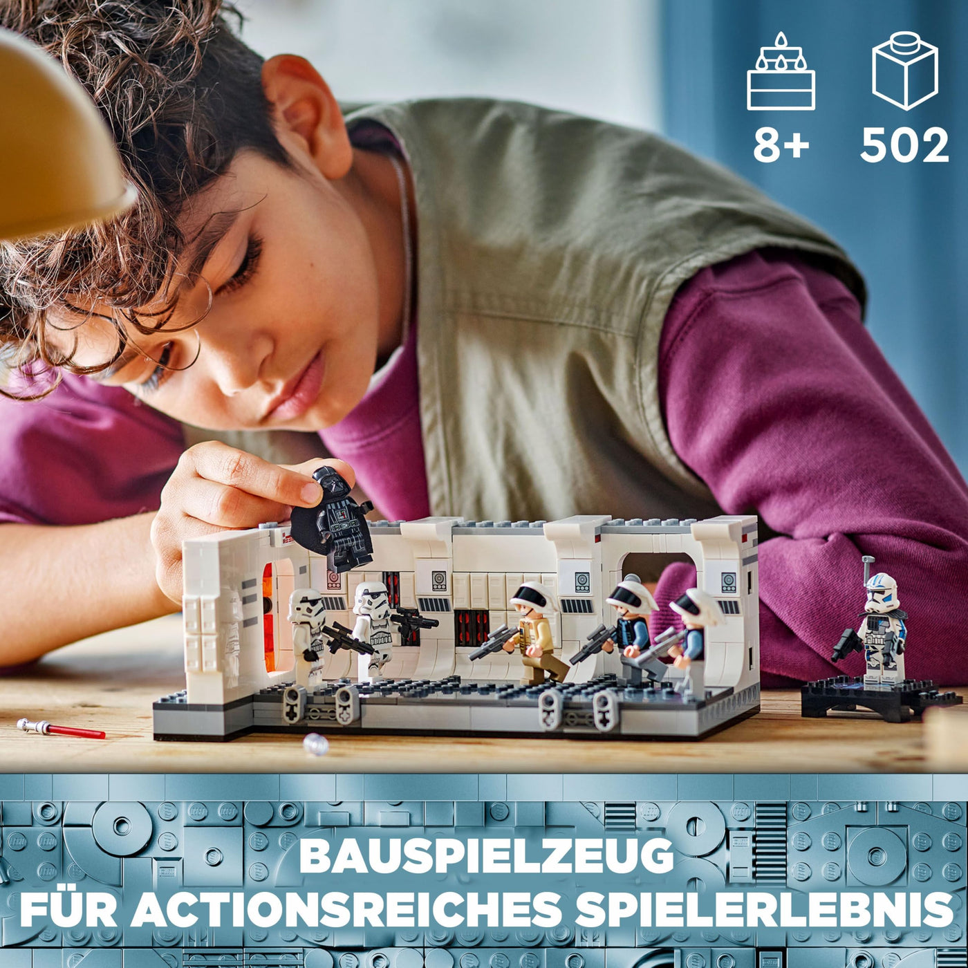 LEGO Star Wars Das Entern der Tantive IV, Bauspielzeug zum Film Eine Neue Hoffnung, Fantasy-Spielset für Kinder zum Sammeln, Geschenk-Idee für Jungen und Mädchen ab 8 Jahren sowie für Sammler 75387