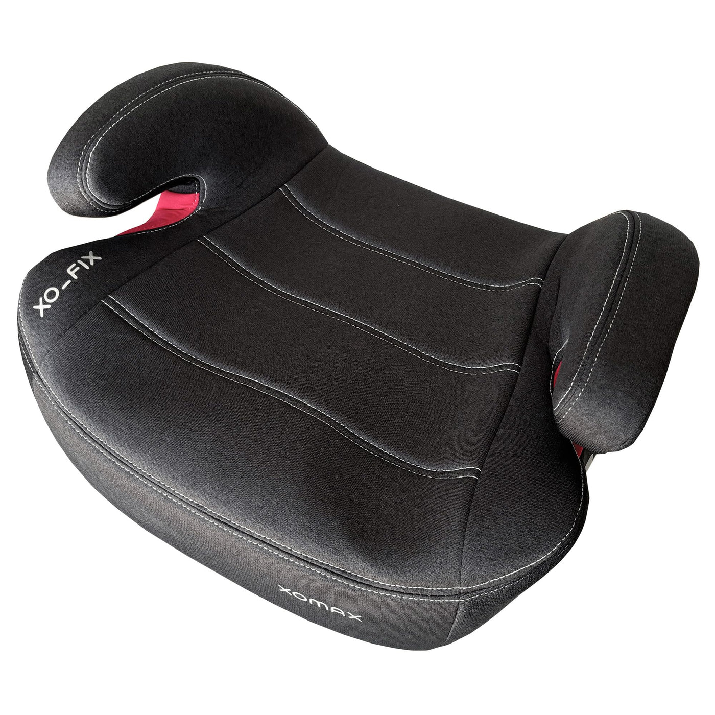 XOMAX XL-313 Kindersitz mit ISOFIX und Gurtfuhrung I mitwachsend 15-36 kg, ca. 3-12 Jahre, Korpergroße von 125–150 cm, Gruppe 2/3 I Bezug abnehmbar und waschbar I ECE R129 I dunkelgrau