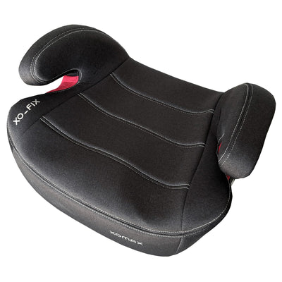 XOMAX XL-313 Kindersitz mit ISOFIX und Gurtfuhrung I mitwachsend 15-36 kg, ca. 3-12 Jahre, Korpergroße von 125–150 cm, Gruppe 2/3 I Bezug abnehmbar und waschbar I ECE R129 I dunkelgrau