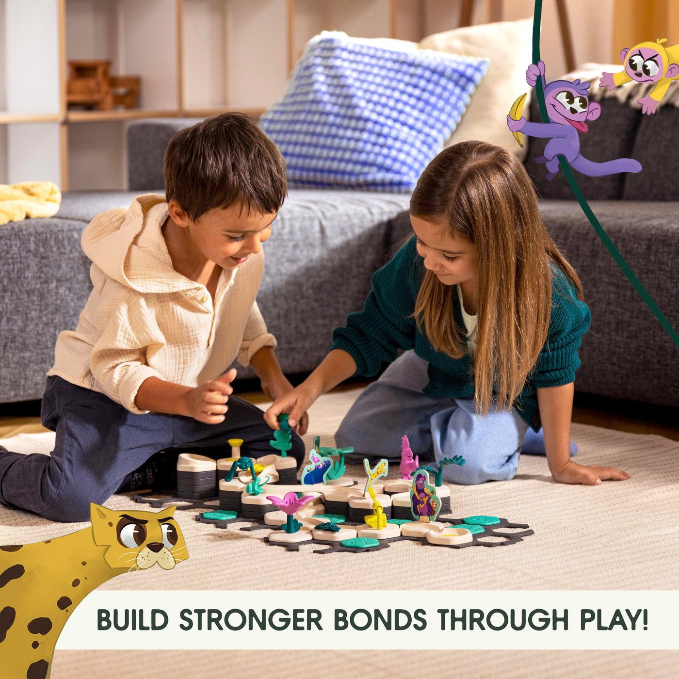 Ravensburger GraviTrax Junior Starter-Set L Jungle 27499 -Murmelbahn überwiegend aus nachwachsenden Rohstoffen mit Themenwelten, Lern- und Konstruktionsspielzeug für Jungs und Mädchen ab 3 Jahren