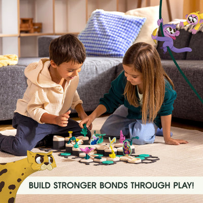 Ravensburger GraviTrax Junior Starter-Set L Jungle 27499 -Murmelbahn überwiegend aus nachwachsenden Rohstoffen mit Themenwelten, Lern- und Konstruktionsspielzeug für Jungs und Mädchen ab 3 Jahren