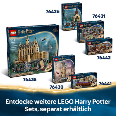 LEGO Harry Potter Schloss Hogwarts: Flugstunden, Abenteuer-Spielset mit 6 Minifiguren zum Sammeln, inkl. Draco Malfoy & Professor McGonagall, Rollenspiel Set für Jungen und Mädchen ab 9 Jahren 76447
