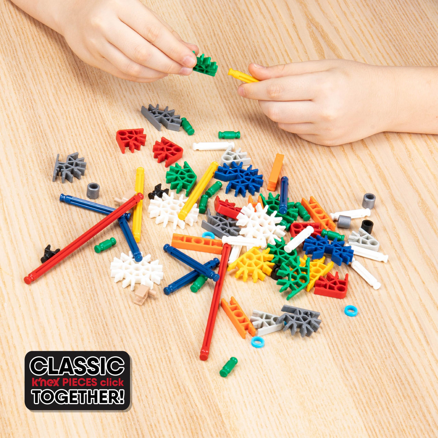 K'NEX 15210 Baukasten für Anfänger mit 40 Modellen, Lernspielzeug für Jungen und Mädchen, 141-teiliges Lernset, Konstruktionsspielzeug für Kinder, Bauspielzeug ab 5 Jahren