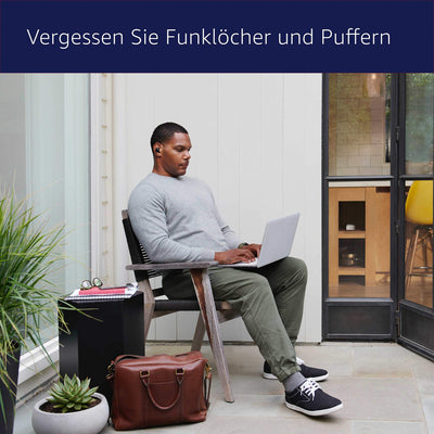 Amazon eero 6 Mesh-WLAN-Router | 500-Mbit/s-Ethernet | Bis zu 420 m² Abdeckung | Für Verbindungen mit über 75 Geräten | Dreierpack