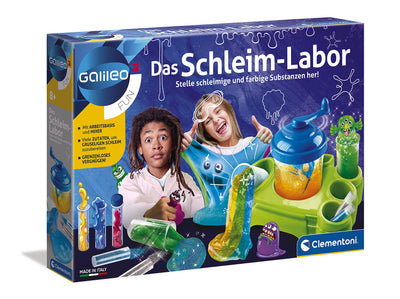 Clementoni Galileo Fun – Das Schleim-Labor, lustige Experimente mit bunten Substanzen und Glibber, Spielzeug für Kinder ab 8 Jahren, für kleine Chemiker von Clementoni 59129