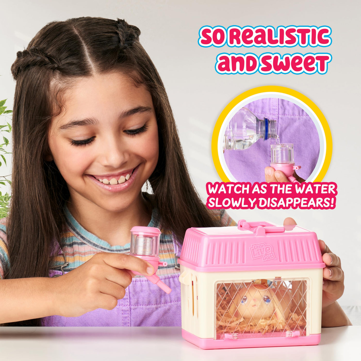 Little Live Pets Mama Surprise Mini Hasen-Spielset Lil' Bunny; die Hasen-Mama bekommt 2,3 oder 4 Babys, Mama Surprise im Miniformat, wiederholbares Spielemuster