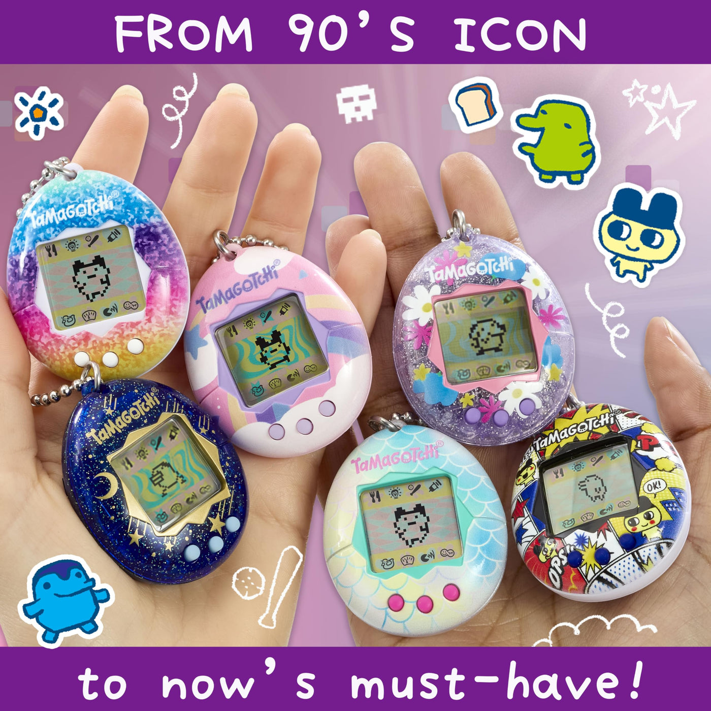 BANDAI - Tamagotchi - Original Tamagotchi - Sakura - virtuelles elektronisches Haustier - 42886