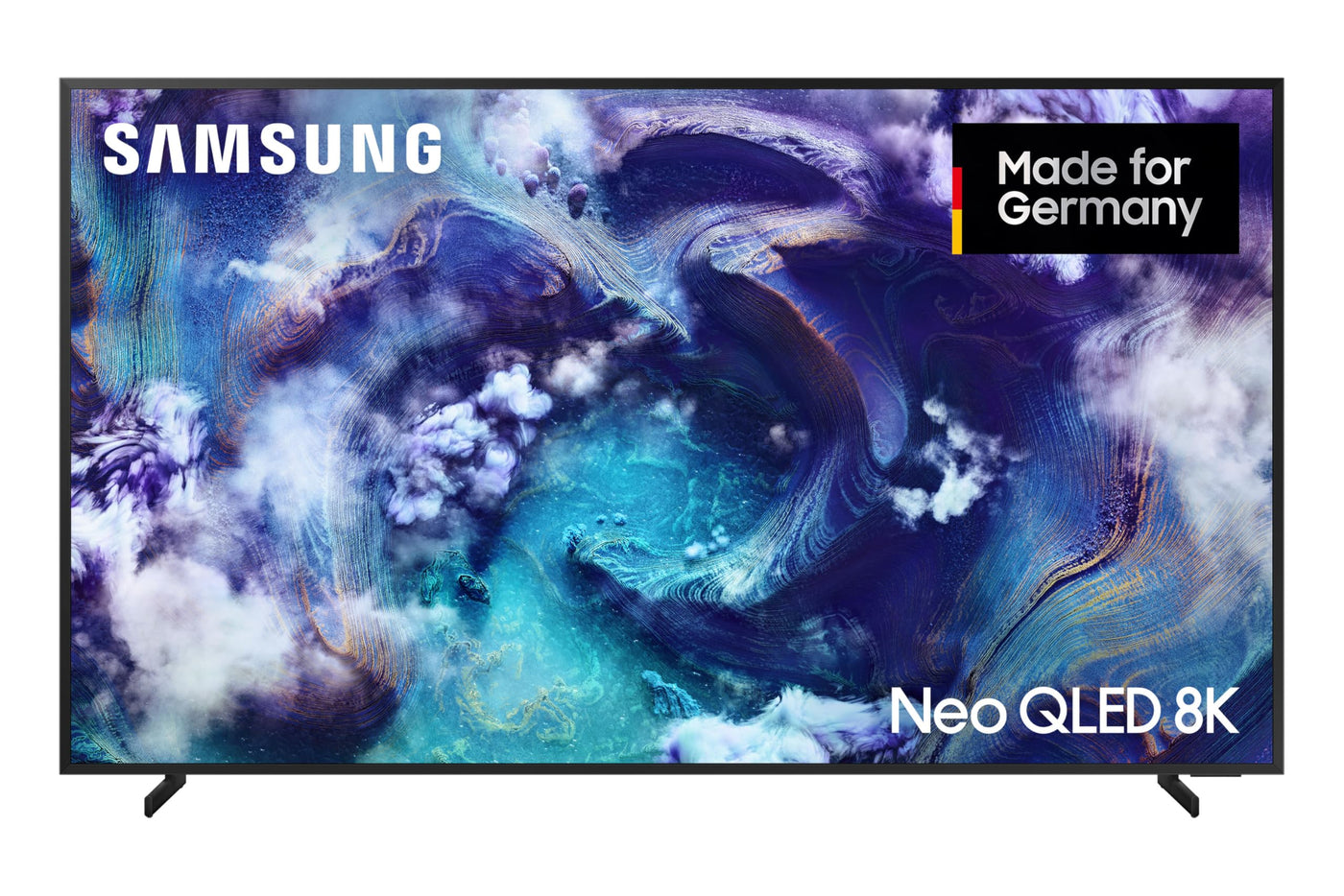 SAMSUNG Neo QLED 8K QN900F 75 Zoll (189 cm) Mini LED, UHD Fernseher, 8K AI Upscaling, Glare Free, Metal Frame Design, Knox Security, Dolby Atmos, Art Store Galerie, Samsung Vision AI Smart TV (2025)