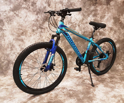 26 Zoll Aluminium Mountainbike Mirage Gefedert, 21-Gang Daumenklickkettenschaltung, Scheibenbremsen NEU 2667-Türkis Bitte BEACHTEN AB 155 cm KÖPERGRÖSSE GEEIGNET !!!!!!!