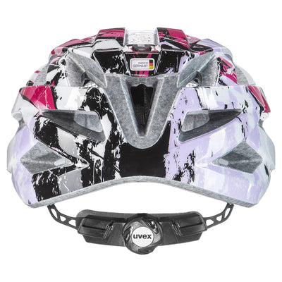uvex air wing - leichter Allround-Helm für Damen und Herren - individuelle Größenanpassung - erweiterbar mit LED-Licht - white-pink - 56-60 cm