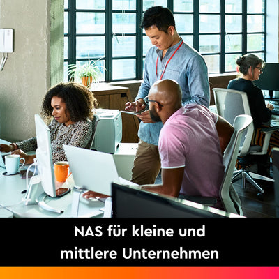 WD Red Plus interne Festplatte NAS 4 TB (3,5'', Workload-Rate 180 TB/Jahr, 5.400 U/min, 256 MB Cache, NASware-Firmware für Kompatibilität, 8 Bays) Rot