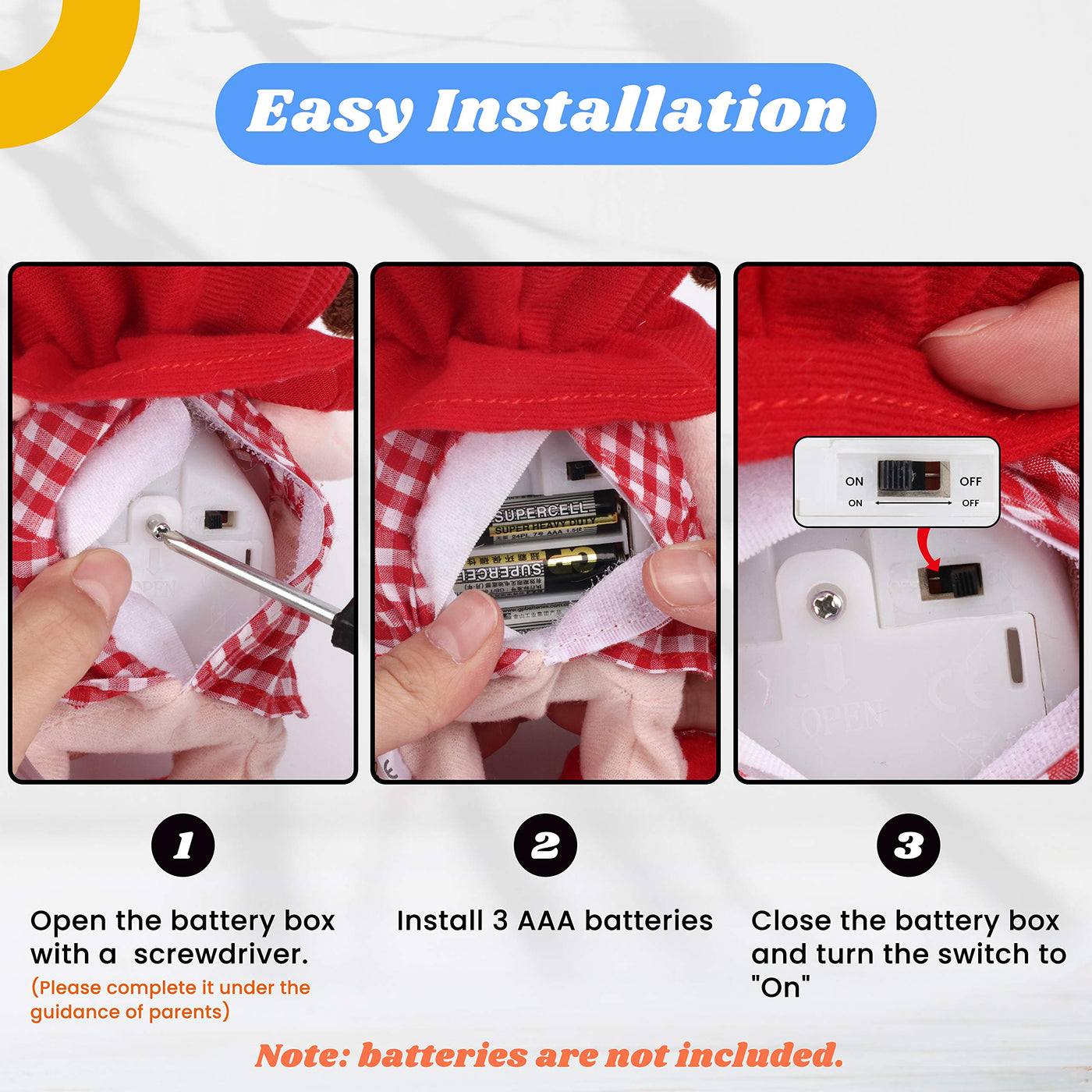 Hopearl Sprechende Singende Puppe Wiederholt Gesagtes Laufend Elektrisch Interaktiv Animiertes Spielzeug Sprechendes Plüschtier Geschenk für Kleinkinder, 20 cm