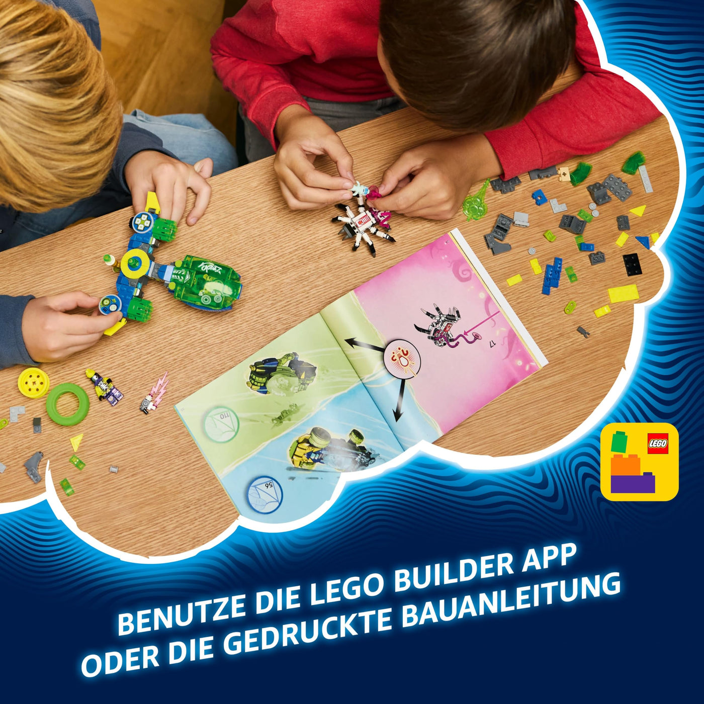 LEGO DREAMZzz Mateo mit dem Z-Blob Action-Rennwagen, 2-in-1 Fantasy-Spielset mit Fahrzeugen, Minifiguren und Traumwesen für Kinder ab 8 Jahren, Geschenk für Jungen und Mädchen 71491