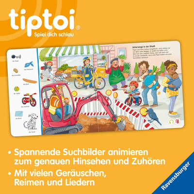 Ravensburger tiptoi Starter-Set 00112: Stift und Bilderbuch Suchen und Entdecken Meine Welt - Lernspiele für Kinder ab 2 Jahren - Spielzeug ab 2 Jahre