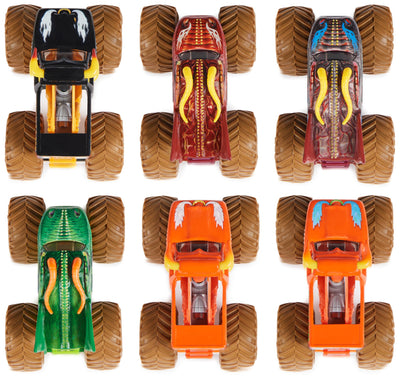 Monster Jam, Mystery Mudders, offizieller Monster Truck aus Druckguss im Maßstab 1:64, zum Waschen und Entdecken (Designs variieren)