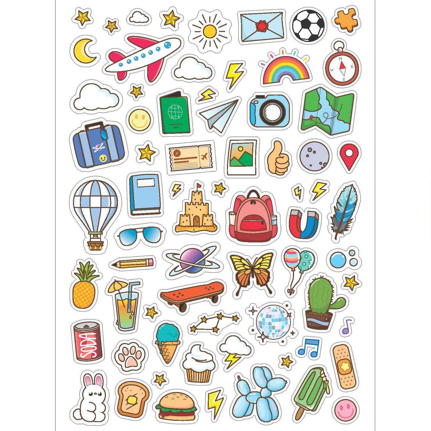 Vtech KidiZoom Print Cam Scrapbook Bundle blau - Kreative Kamera, die Bilder direkt ausdrucken kann - Inkl. Scrapbook, Stickern, Stift und Druckerpapier