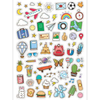 Vtech KidiZoom Print Cam Scrapbook Bundle blau - Kreative Kamera, die Bilder direkt ausdrucken kann - Inkl. Scrapbook, Stickern, Stift und Druckerpapier