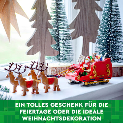 LEGO Seasons and Occasions – Kreatives Spielset – Weihnachtsspielzeug für Kinder ab 9 Jahren mit Minifigur, Rentieren, Gitarre, Teddybär und Skiern – Geschenkidee und Weihnachtsdekoration – 40499