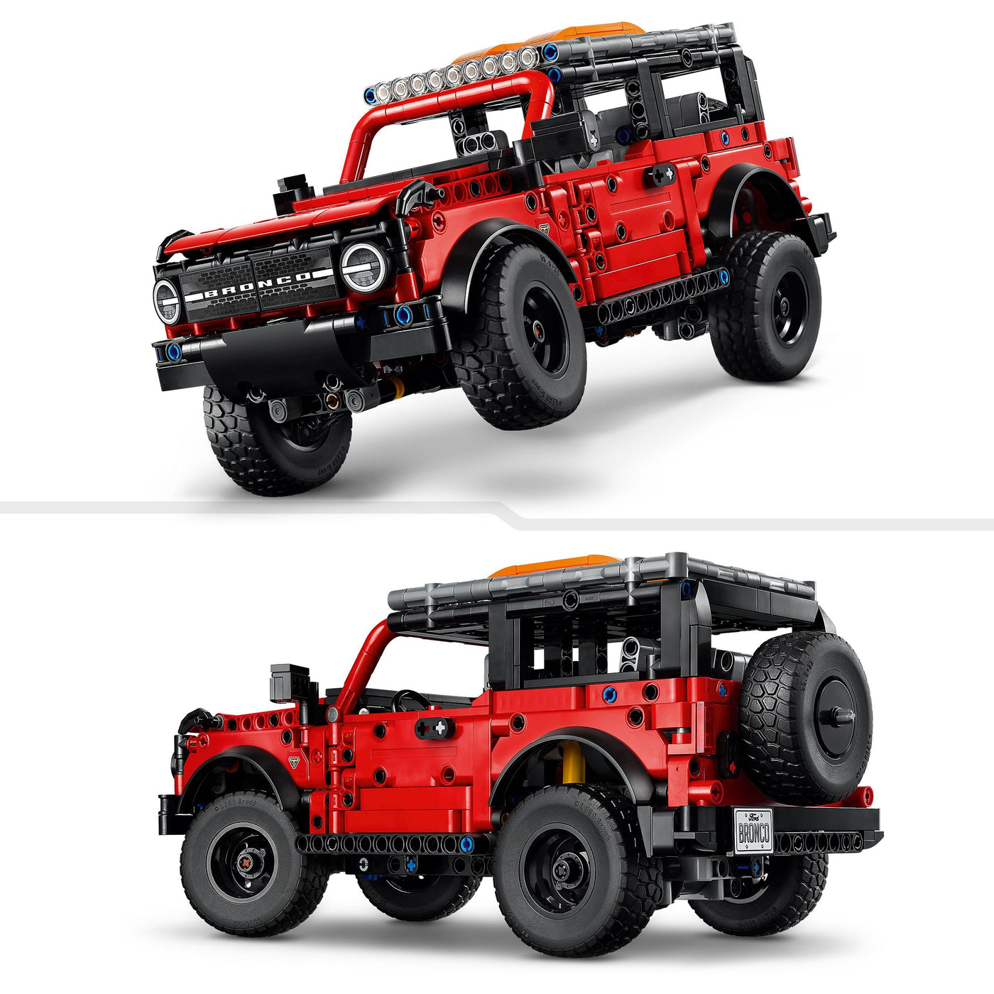 LEGO Technic Ford Bronco SUV Offroad-Fahrzeug – Modellauto mit aufklappbaren Türen, V6-Motor, Federung und Lenkung – Sammelmodell und Geschenk für Jungen ab 9 Jahren – 42213