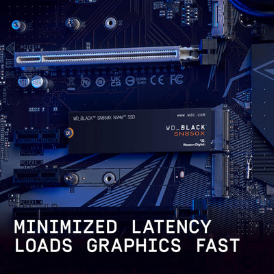 WD_Black SN850X NVMe SSD mit Heatsink 8 TB interne SSD (Gaming Speicher, PCIe Gen4-Technologie, lesen 7.2 MB/s, Schreiben 6.600 MB/s) Schwarz
