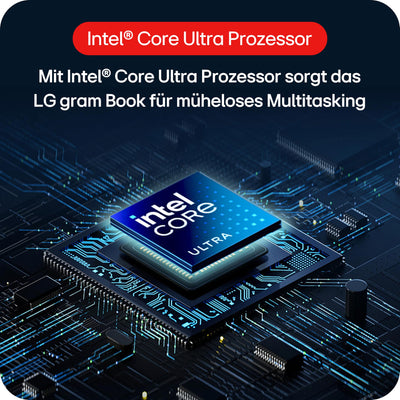 LG 2025 gram Pro Notebook 17 Zoll Laptop - Intel Core Ultra 7 (32GB RAM, 2TB SSD, Intel Arc Graphics, Windows 11 Home, Bluetooth 5.4, 2xThunderbold 4) - Schwarz
