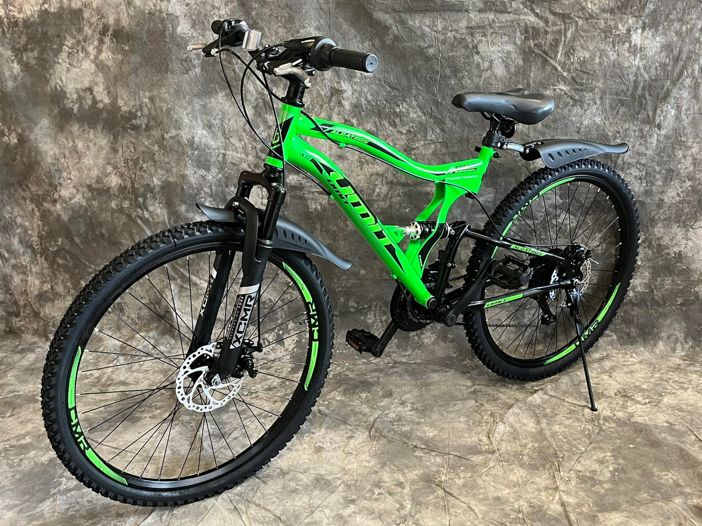 26 Zoll MTB Albatros Vollgefedert, 21-Gang Kettenschaltung, Scheibenbremsen NEU 2659-GRÜN-SCHWARZ Bitte BEACHTEN AB 155 cm KÖPERGRÖSSE GEEIGNET !!!!!!!