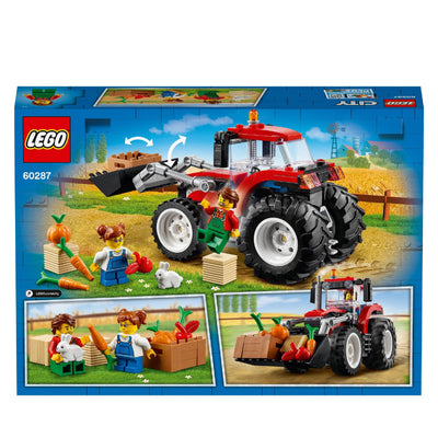 LEGO 60287 City Traktor Spielzeug, Bauernhof Set mit Minifiguren und Tierfiguren, toll als Geschenk für Jungen und Mädchen ab 5 Jahren