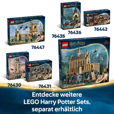 LEGO Harry Potter Hagrids und Harrys Motorradtour – Spielzeug mit Motorrad, Beiwagen & Eule Hedwig – Mit Minifiguren zum Sammeln – Kreatives Geschenk für Mädchen und Jungen ab 9 Jahren – 76443