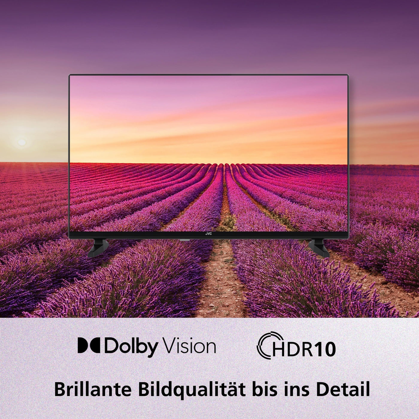 JVC Fernseher 65 Zoll Fire TV 4K QLED Smart TV mit Dolby Vision HDR, Dolby Atmos, Alexa Sprachsteuerung und Triple Tuner, UHD Fernseher LT-65VRQ3555 (2026)