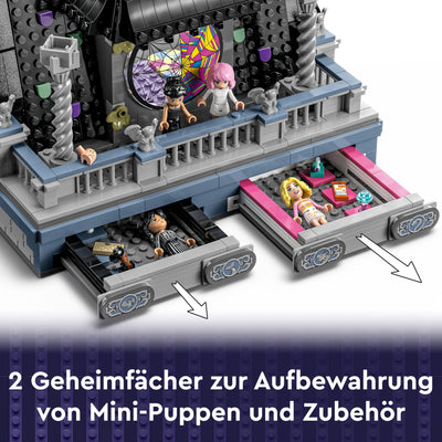 LEGO Wednesday: Wednesdays und Enids Zimmer im Studentenwohnheim, Nevermore Academy zum Sammeln und Umgestalten, Sammlerstück mit 4 Spielfiguren, Spielzeug für Mädchen, Jungen und Fans 76781