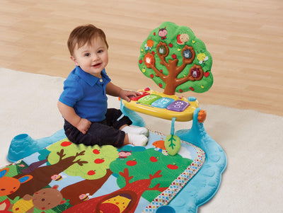 Vtech Baby Musik-Spieldecke – Babydecke mit Spielbogen – Mit 4 abnehmbaren Spielelementen, bunten Klaviertasten und Melodien – Für Kinder von 0-24 Monaten