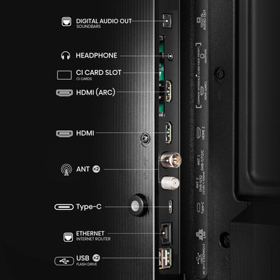 Hisense 32A5NQ 80 cm (32 Zoll) QLED Fernseher Full HD, Smart TV, Triple Tuner, AI Sports Mode, Dolby Atmos, Share to TV, Duale Positionierung, WiFi, Game & Hotel Modus, Schwarz [2024]