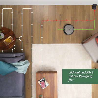 iRobot Roomba i1152 Saugroboter (Staubsauger Roboter), WLAN-fähig mit Zwei Gummibürsten für alle Böden, Individuelle Vorschläge per App, Kompatibilität mit Sprachassistenten, Farbe: Mandel