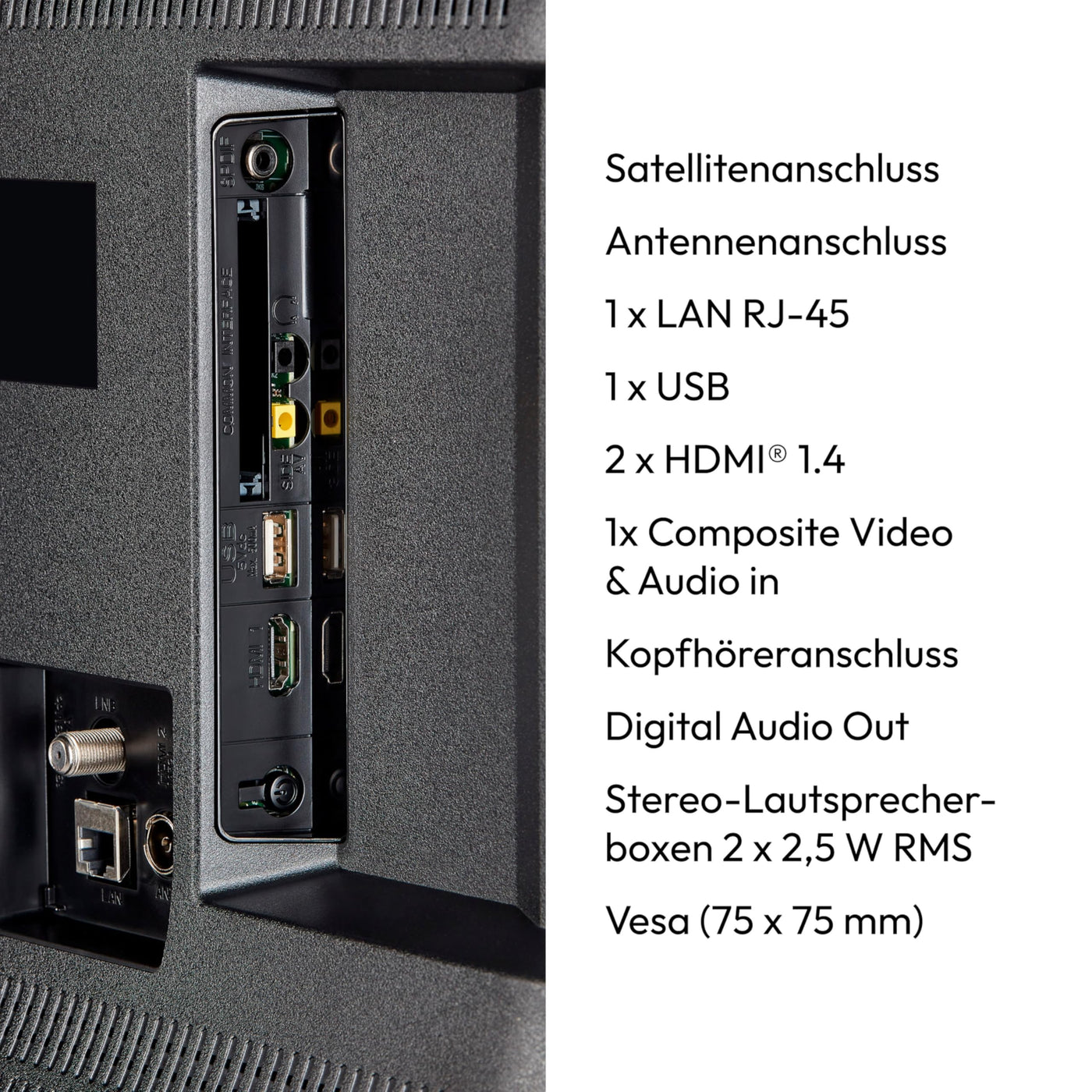 MEDION 59,8 cm (24 Zoll) HD Fernseher (Android TV, Smart TV, HDR, Netflix, Prime Video, PVR, Bluetooth, MD 824100)