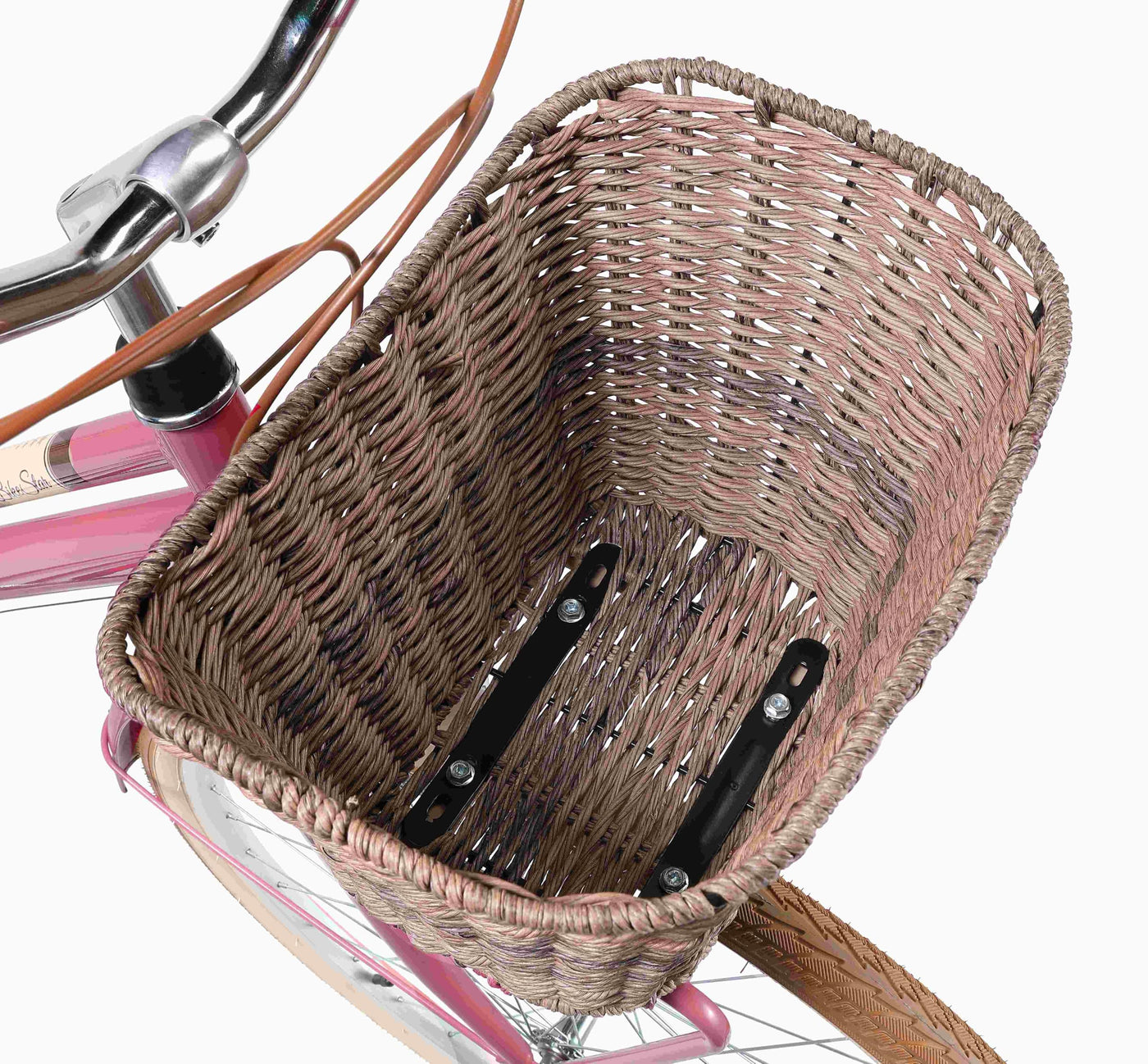 BIKESTAR Alu City Stadt Fahrrad 26 Zoll | 16 Zoll Rahmen, 7 Gang Shimano Damen Rad, Hollandrad Retro Bike mit V-Bremse und Gepäckträger | Berry | Risikofrei Testen