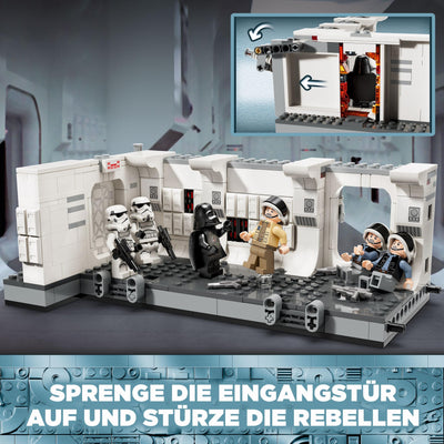 LEGO Star Wars Das Entern der Tantive IV, Bauspielzeug zum Film Eine Neue Hoffnung, Fantasy-Spielset für Kinder zum Sammeln, Geschenk-Idee für Jungen und Mädchen ab 8 Jahren sowie für Sammler 75387