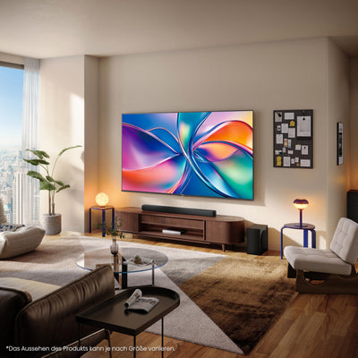 Hisense 50E7Q Fehrnseher, 50 Zoll, 4K QLED, Smart TV, Game Mode Plus, Filmaker Mode, Dolby Vision Atmos, HDR10, HLG, HDR Immersive, AI 4K Upscaler, Dolby MS12, DTS X, Sprachsteuerung [2025]