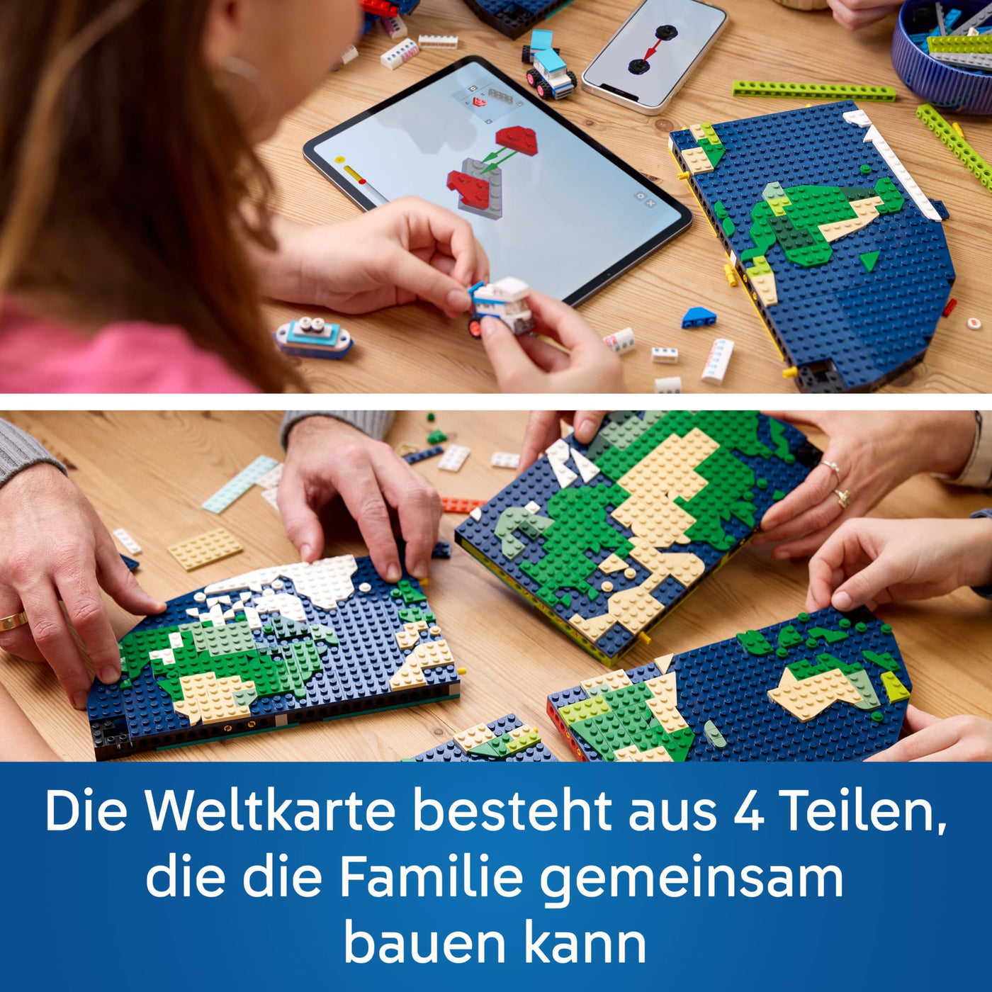 LEGO Reiseerinnerungen, Spielzeugweltkarte, BAU- und Spielset für Mädchen und Jungen, Geschenk für Familien, die Abenteuer und Reisen lieben, kreative Aktivität, Sammlerstück 41838