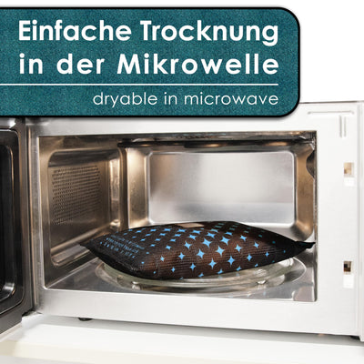 King Kong State Luftentfeuchter für Autos 2-PACK - Entfeuchter-Kissen 2x 750g für beschlagene Autoscheiben - mit Indikator-Fenster und Anti-Rutsch-Pad