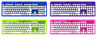PC - Wireless Tastatur Rock Candy - pink